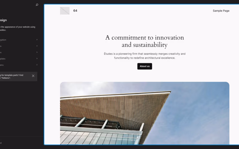 Full Site Editing no WordPress 6.x: Block Themes, Patterns e Site Editor